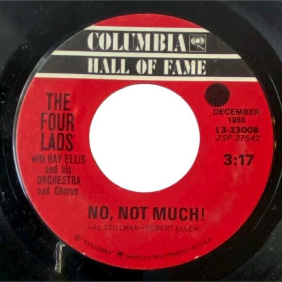 The Four Lads Moments to Remember No Not Much Vinyl 1958 Rock Columbia Album - Picture 5 of 9